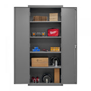 Durham Cabinet, 16 Gauge, 36 x 18 x 84, 4 Adjustable Shelves, Flush Doors, Lockable