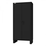 Durham Cabinet, 14 Gauge, 4 Shelves, 36 x 18 x 78, Black