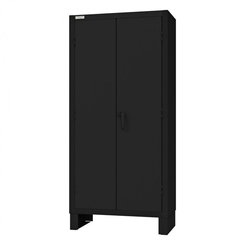 Durham Cabinet, 14 Gauge, 4 Shelves, 36 x 18 x 78, Black