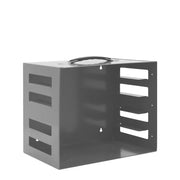 Durham Plastic Compartment Rack For 5 Small Plastic Compartment Boxes, Gray