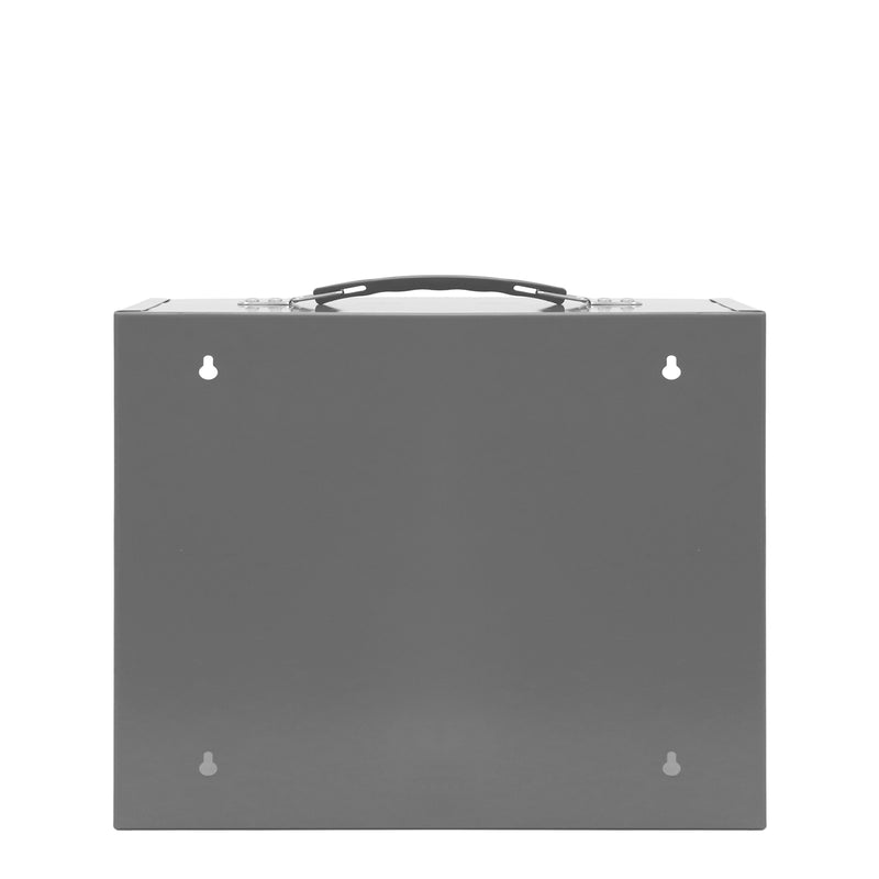 Durham Plastic Compartment Rack For 5 Small Plastic Compartment Boxes, Gray