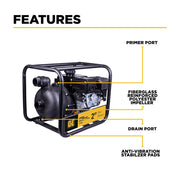 2" Chemical Transfer Pump with Powerease 225 Engine BE Power Equipment