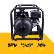 2" Chemical Transfer Pump with Powerease 225 Engine BE Power Equipment
