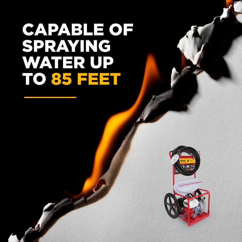 2" Firefighting Water Pump with Honda GX200 Engine BE Power Equipment
