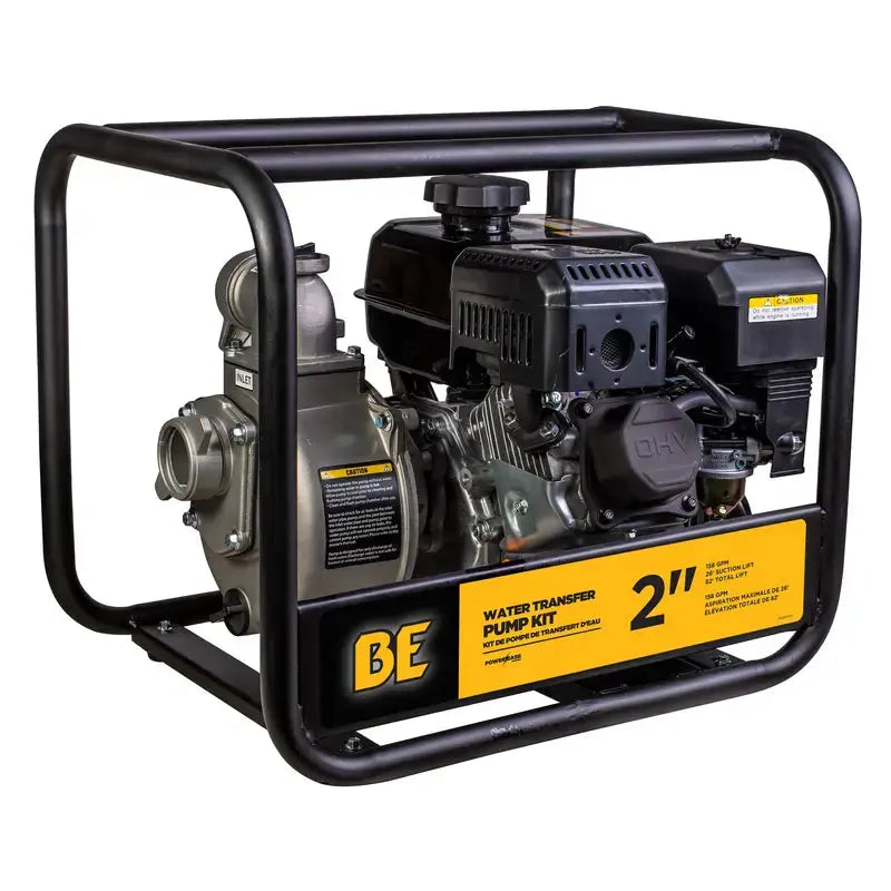 2" High-Pressure Water Transfer Pump with Powerease 225 Engine BE Power Equipment