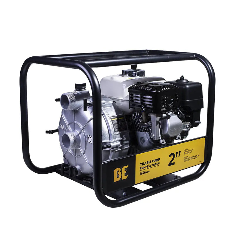 2" Semi-Trash Transfer Pump with Honda GX200 Engine BE Power Equipment