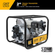 2" Trash Transfer Pump with Honda GX200 Engine BE Power Equipment