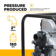 2" Trash Transfer Pump with Honda GX200 Engine BE Power Equipment