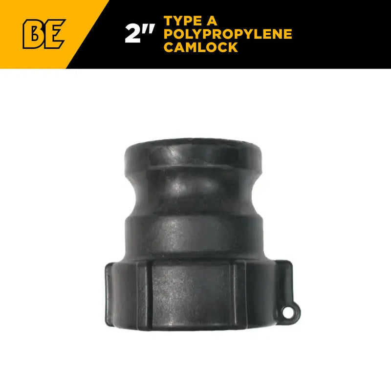 2" Type A Polypropylene Camlock BE Power Equipment