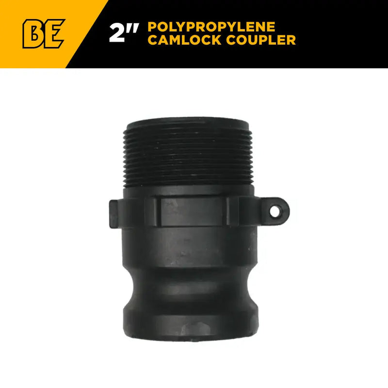 2" Type F Polypropylene Camlock BE Power Equipment