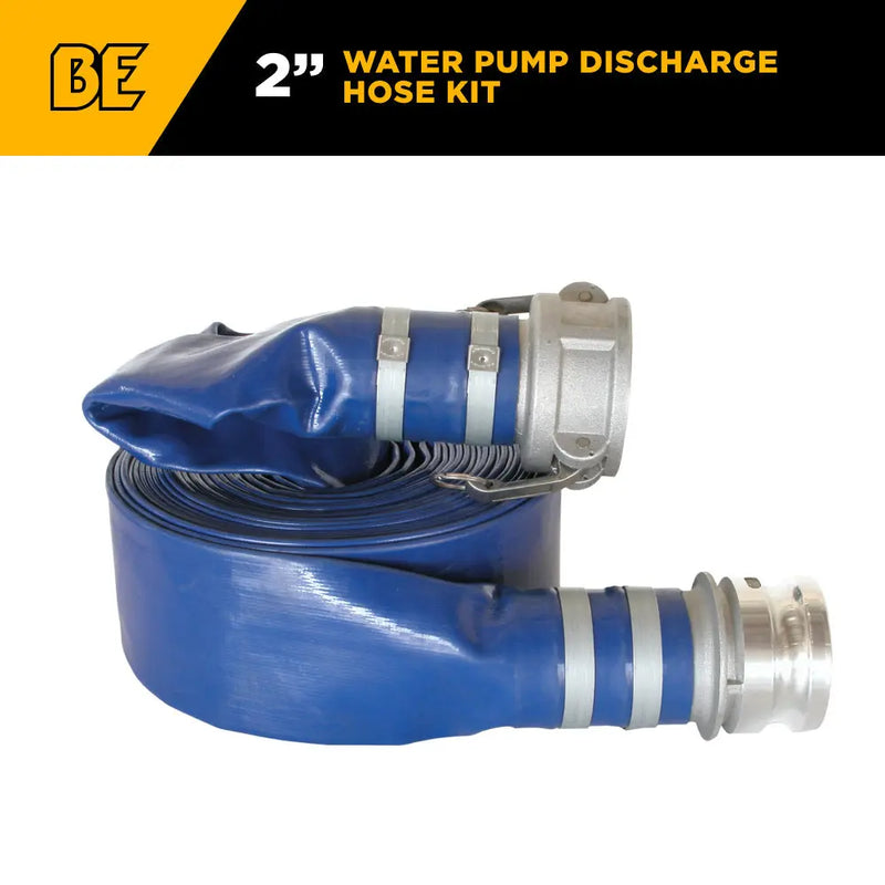 2" Water Pump Discharge Hose Kit BE Power Equipment