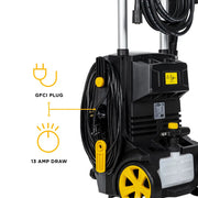 2,000 PSI 1.7 GPM Electric Pressure Washer with Powerease Motor and AR Axial Pump - P1915EN BE Power Equipment