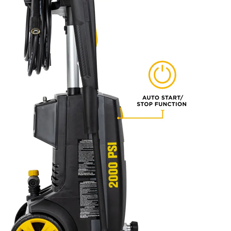 2,000 PSI 1.7 GPM Electric Pressure Washer with Powerease Motor and AR Axial Pump - P1915EN BE Power Equipment