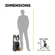 2,000 PSI 1.7 GPM Electric Pressure Washer with Powerease Motor and AR Axial Pump - P1915EN BE Power Equipment