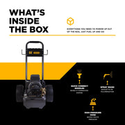 2,000 PSI 3.5 GPM 5.0 HP Electric Pressure Washer with Baldor Motor and Centurion Triplex Pump - B205EA BE Power Equipment