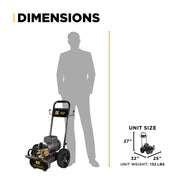 2,000 PSI 3.5 GPM 5.0 HP Electric Pressure Washer with Baldor Motor and Centurion Triplex Pump - B205EA BE Power Equipment