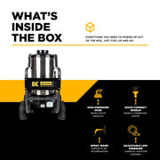 2,000 PSI - 3.5 GPM Hot Water Electric Pressure Washer with Triplex Pump - HW205EBA BE Power Equipment