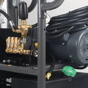 2,000 PSI - 3.5 GPM Hot Water Electric Pressure Washer with Triplex Pump - HW205EBA BE Power Equipment