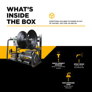 2,000 PSI 4.0 GPM 5.0 HP Wall Mount Electric Pressure Washer with a Baldor Motor and General Triplex Pump - X-2050FW1GENHT BE Power Equipment