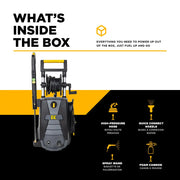 2,150 PSI 1.6 GPM Electric Pressure Washer with Powerease Motor and AR Axial Pump - P2115EN BE Power Equipment