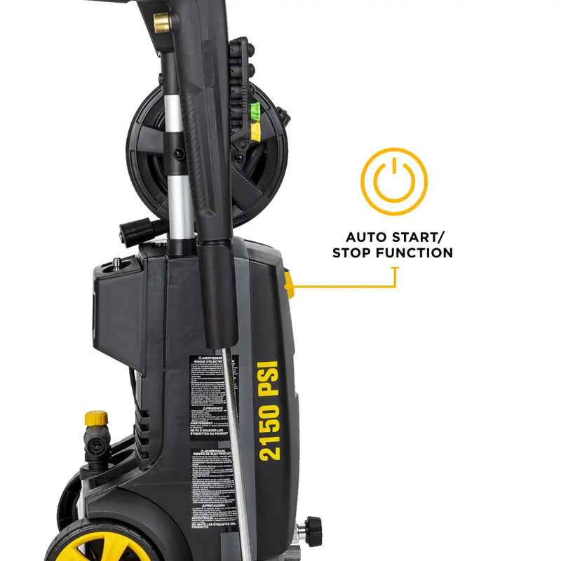 2,150 PSI 1.6 GPM Electric Pressure Washer with Powerease Motor and AR Axial Pump - P2115EN BE Power Equipment
