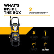 2,300 PSI 1.7 GPM Electric Pressure Washer with AR Axial Pump - P2317EN BE Power Equipment