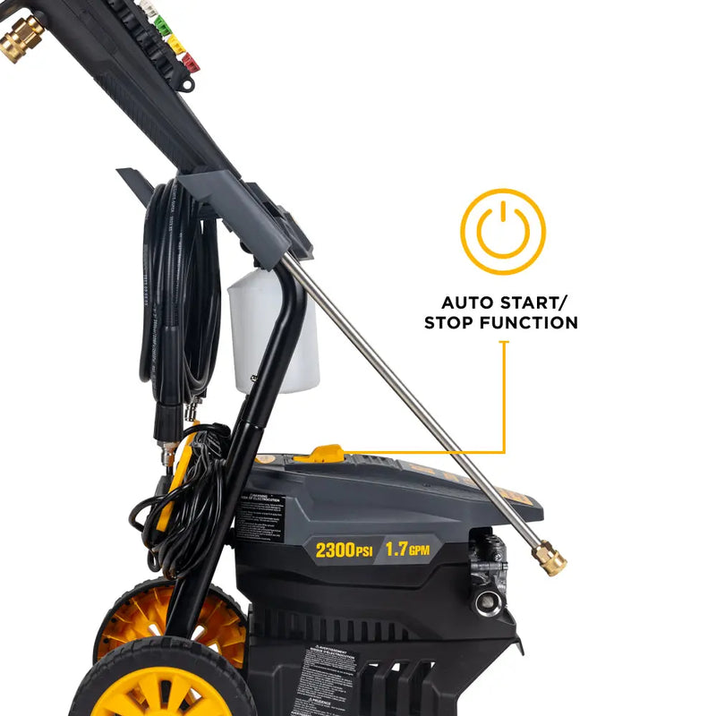 2,300 PSI 1.7 GPM Electric Pressure Washer with AR Axial Pump - P2317EN BE Power Equipment