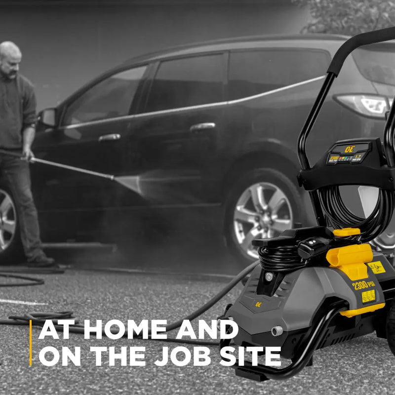 2,300 PSI 1.7 GPM Electric Pressure Washer with Powerease Motor and AR Axial Pump - P2314EN BE Power Equipment