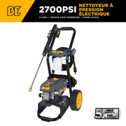 2,700 PSI 1.3 GPM Electric Pressure Washer with AR Axial Pump - P2713EN BE Power Equipment