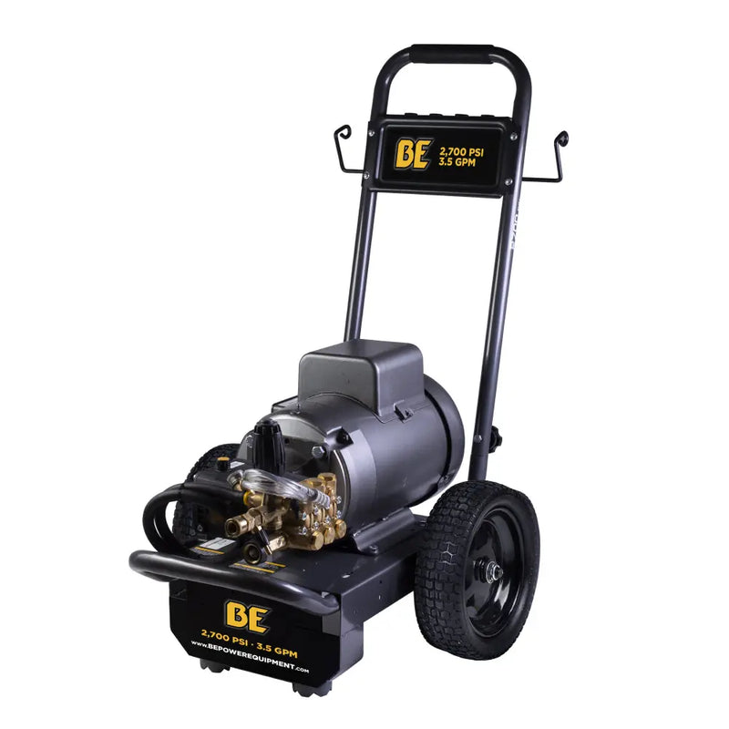 2,700 PSI 3.5 GPM 7.5 HP Electric Pressure Washer with Baldor Motor and CP Triplex Pump - B2775EA BE Power Equipment
