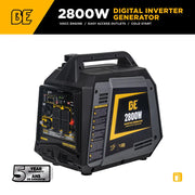 2,800 Watt Digital Inverter Generator - BE2800I BE Power Equipment