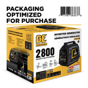 2,800 Watt Digital Inverter Generator - BE2800I BE Power Equipment
