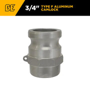 3/4" Type F Aluminum Camlock BE Power Equipment