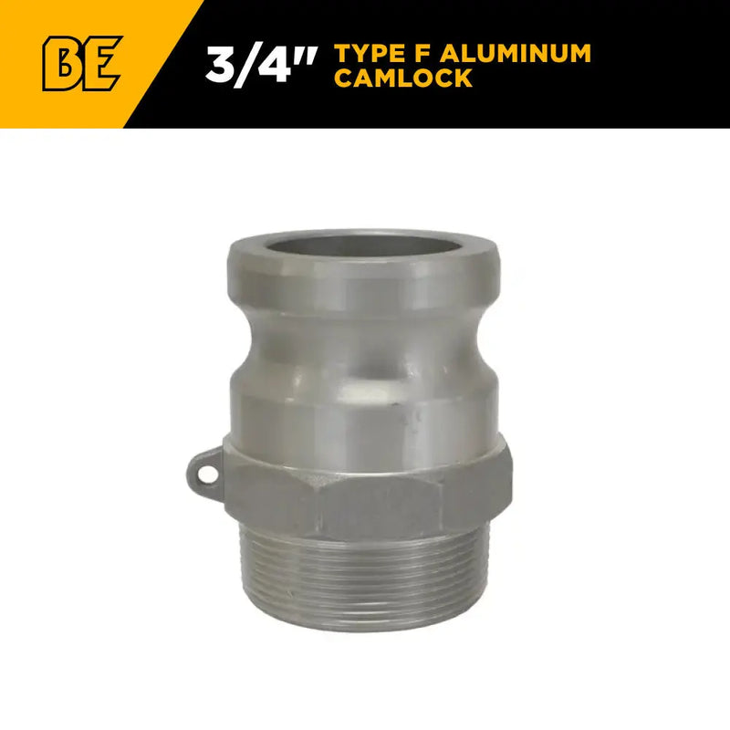 3/4" Type F Aluminum Camlock BE Power Equipment