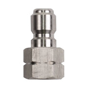 3/8" FNPT Fitting – Stainless Steel Coupler BE Power Equipment