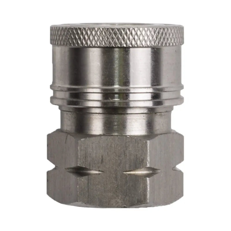 3/8" FNPT Fitting – Stainless Steel Coupler BE Power Equipment