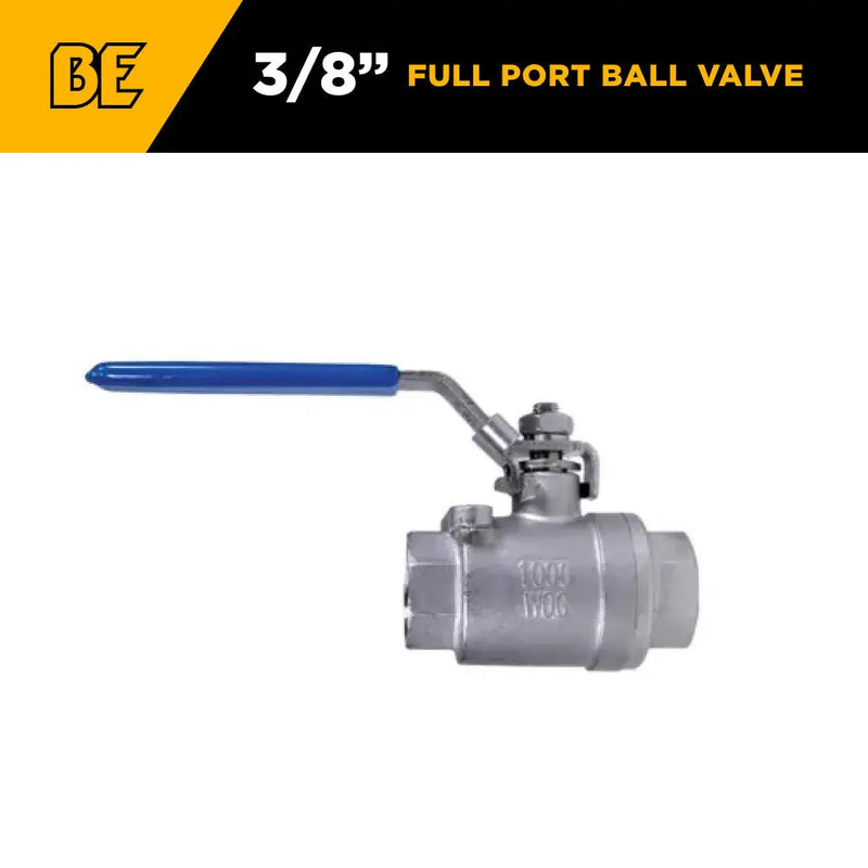 3/8" Full Port Ball Valve BE Power Equipment