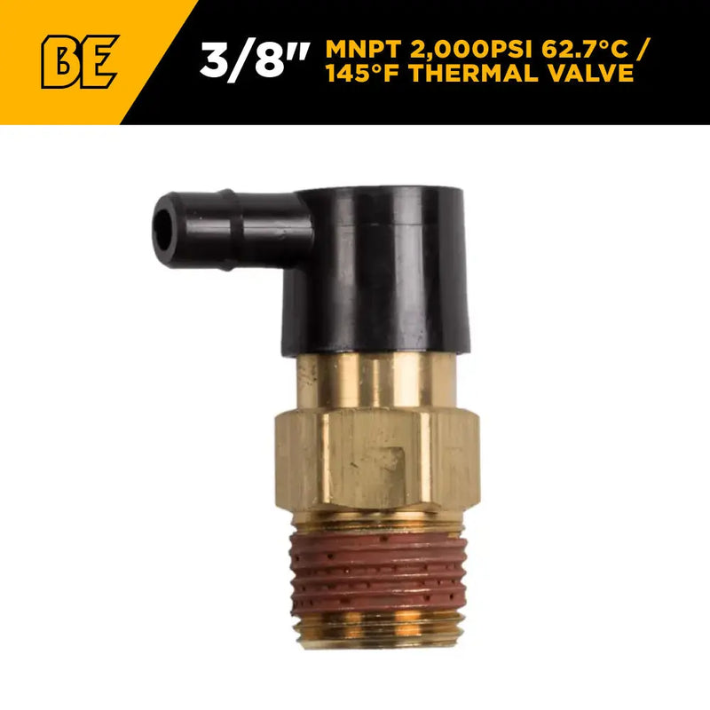 3/8" MNPT 2,000PSI 62.7°C / 145°F Thermal Valve BE Power Equipment