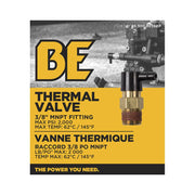 3/8" MNPT 2,000PSI 62.7°C / 145°F Thermal Valve BE Power Equipment
