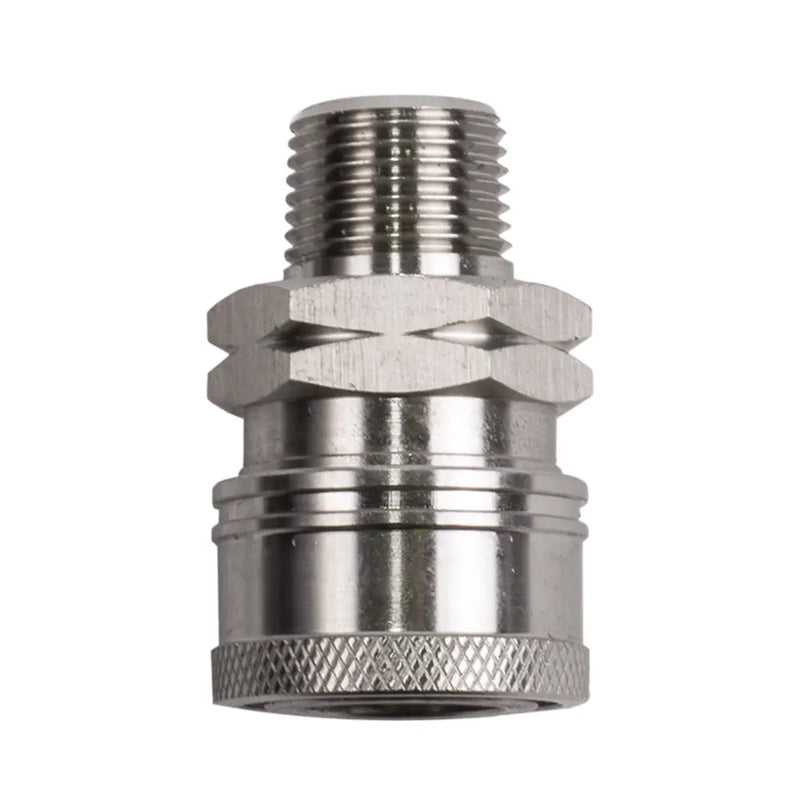3/8" MNPT 6,000PSI Quick Connect Stainless Steel Coupler BE Power Equipment