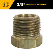 3/8" MNPT x 1/8" FNPT Reducer Bushing BE Power Equipment