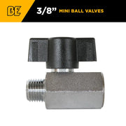 3/8" Mini Ball Valves BE Power Equipment
