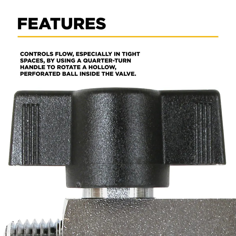 3/8" Mini Ball Valves BE Power Equipment