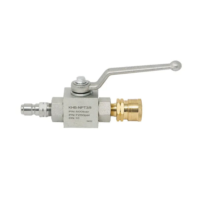 3/8" Quick Connect Ball Valve Kit BE Power Equipment
