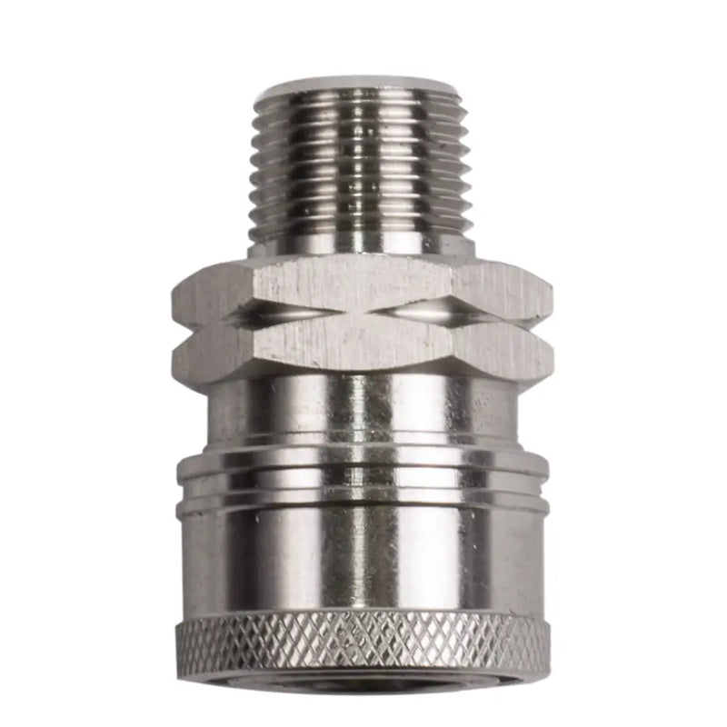 3/8" Quick Connect MNPT Stainless Steel Coupler BE Power Equipment