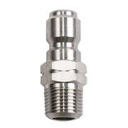 3/8" Quick Connect MNPT Stainless Steel Plug BE Power Equipment