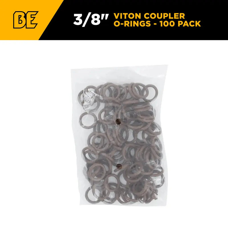 3/8" Viton Coupler O-Rings - 100 Pack BE Power Equipment