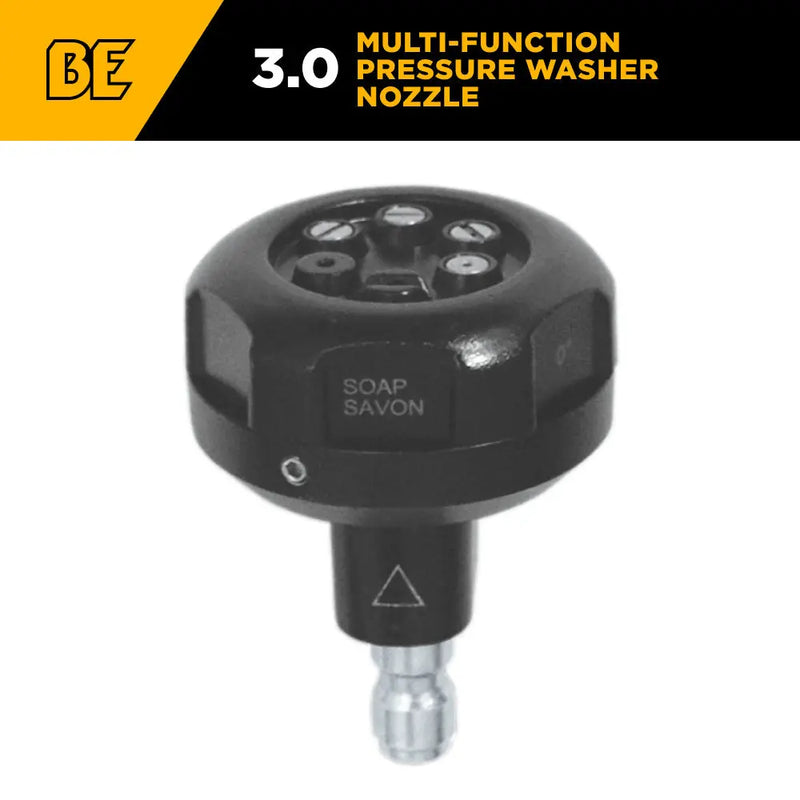 3.0 Multi-Function 6-in-1 Pressure Washer Nozzle BE Power Equipment