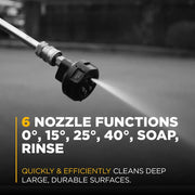 3.0 Multi-Function 6-in-1 Pressure Washer Nozzle BE Power Equipment