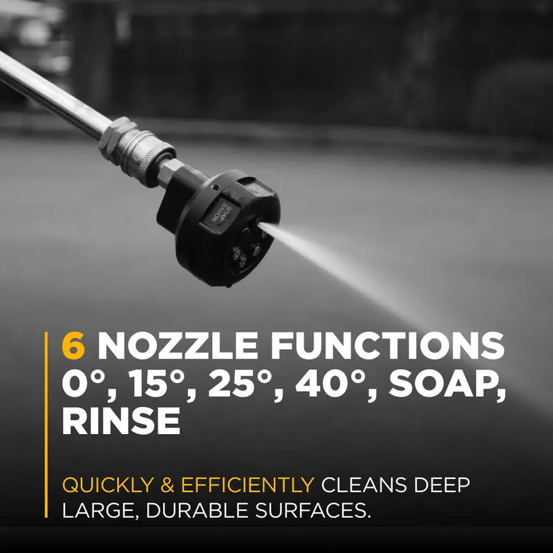 3.0 Multi-Function 6-in-1 Pressure Washer Nozzle BE Power Equipment